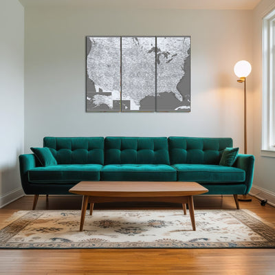 AUTO-MOCKUP ROOM | Light US Map