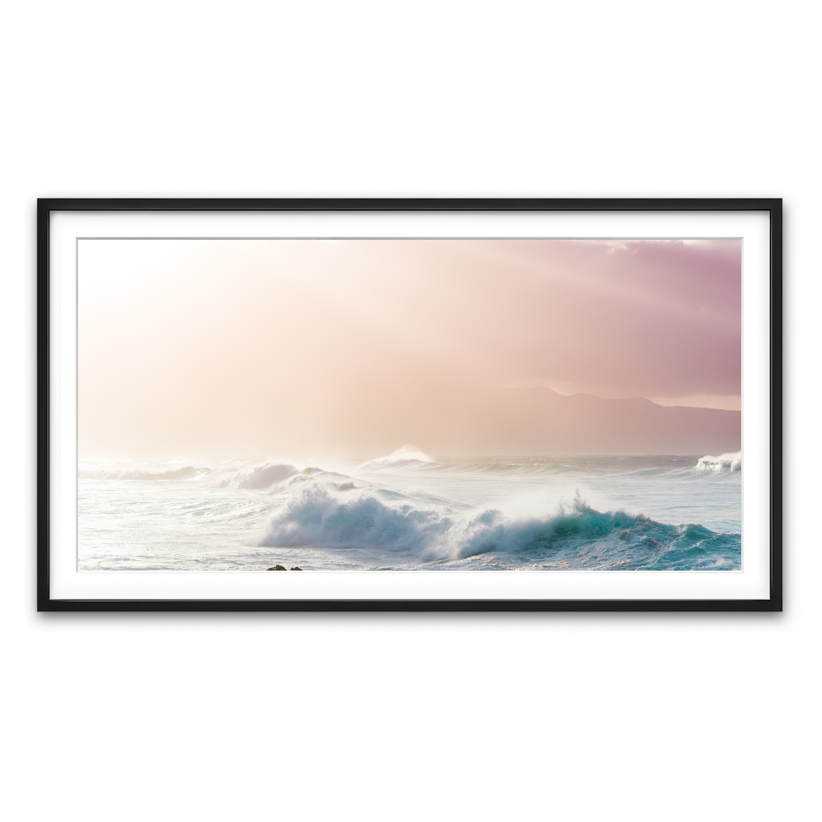 Framed Print 2x1 Black