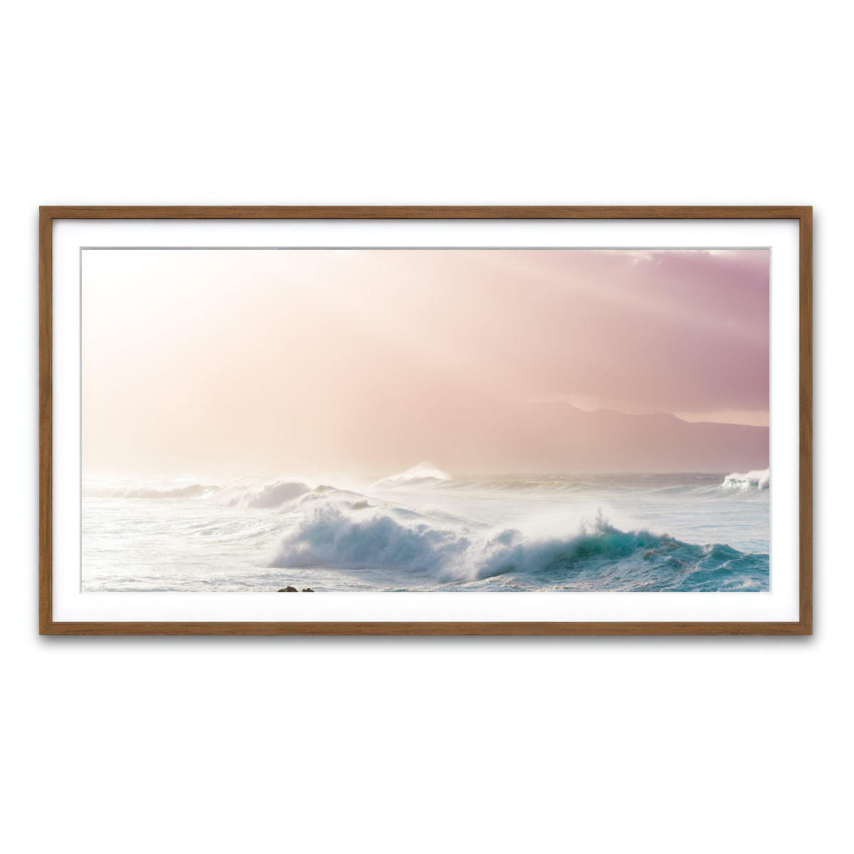 Framed Print 2x1 Walnut