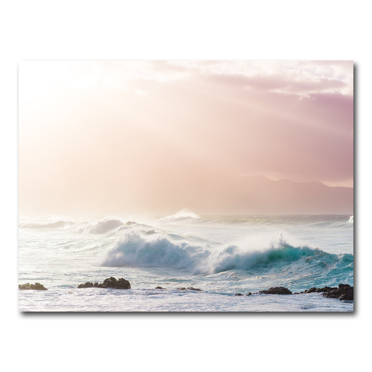 AUTO-MOCKUP WHITE | Light Waves | 1 Piece | Gallery Wrap Canvas | group=4x3
