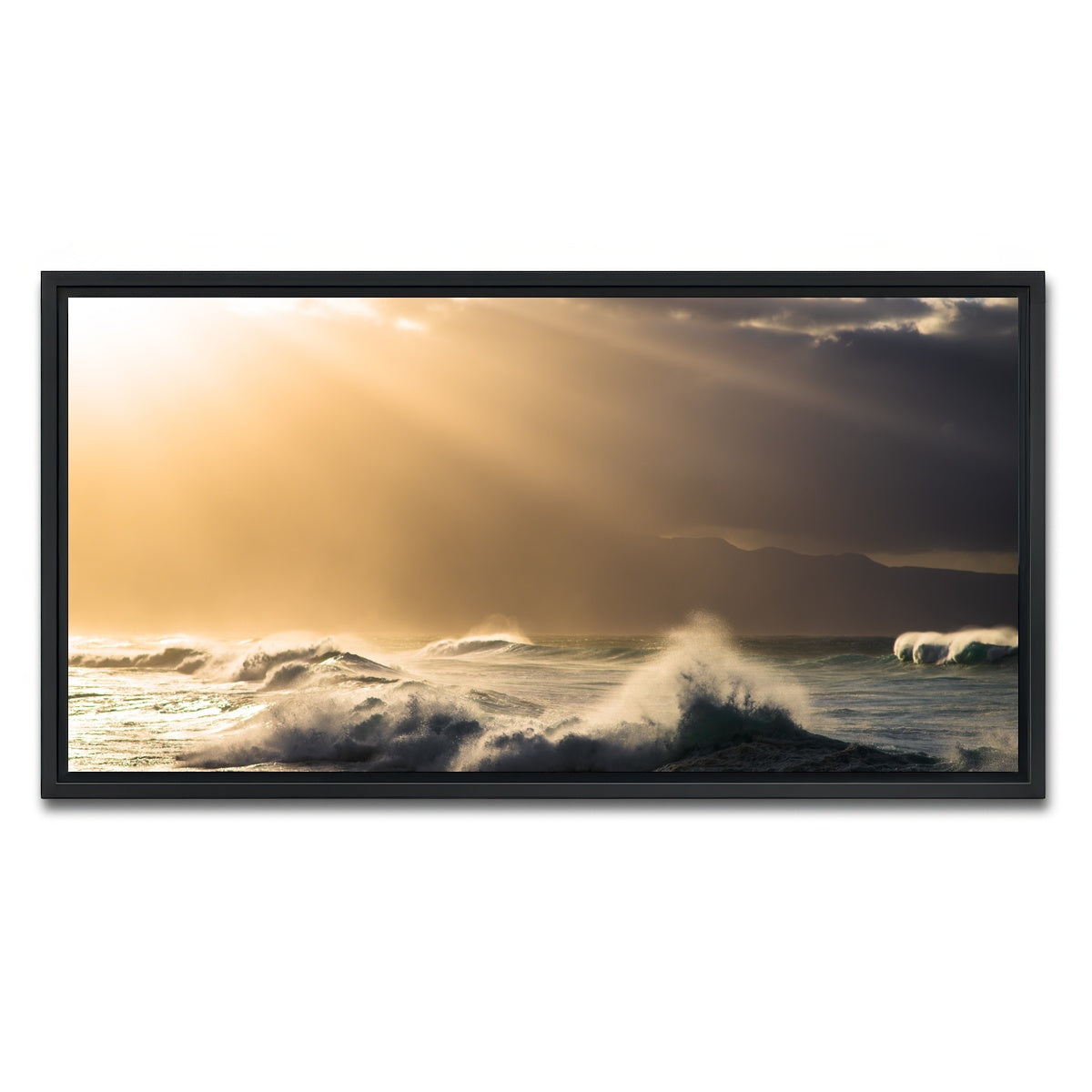 AUTO-MOCKUP WHITE | Light in Darkness | 1 Piece | Black Framed Canvas | group=2x1
