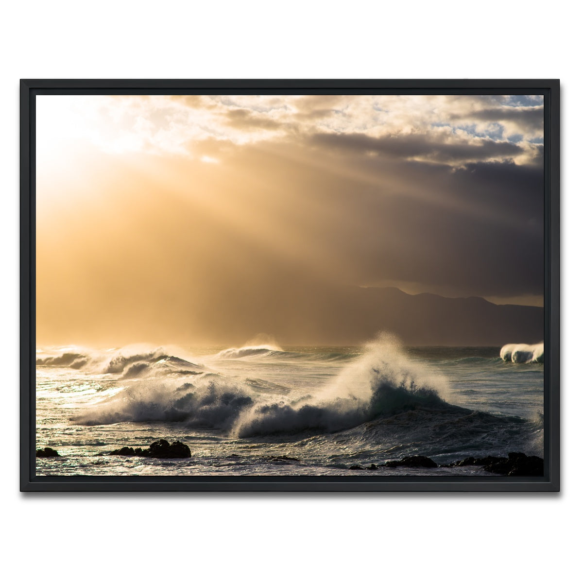 AUTO-MOCKUP WHITE | Light in Darkness | 1 Piece | Black Framed Canvas | group=4x3