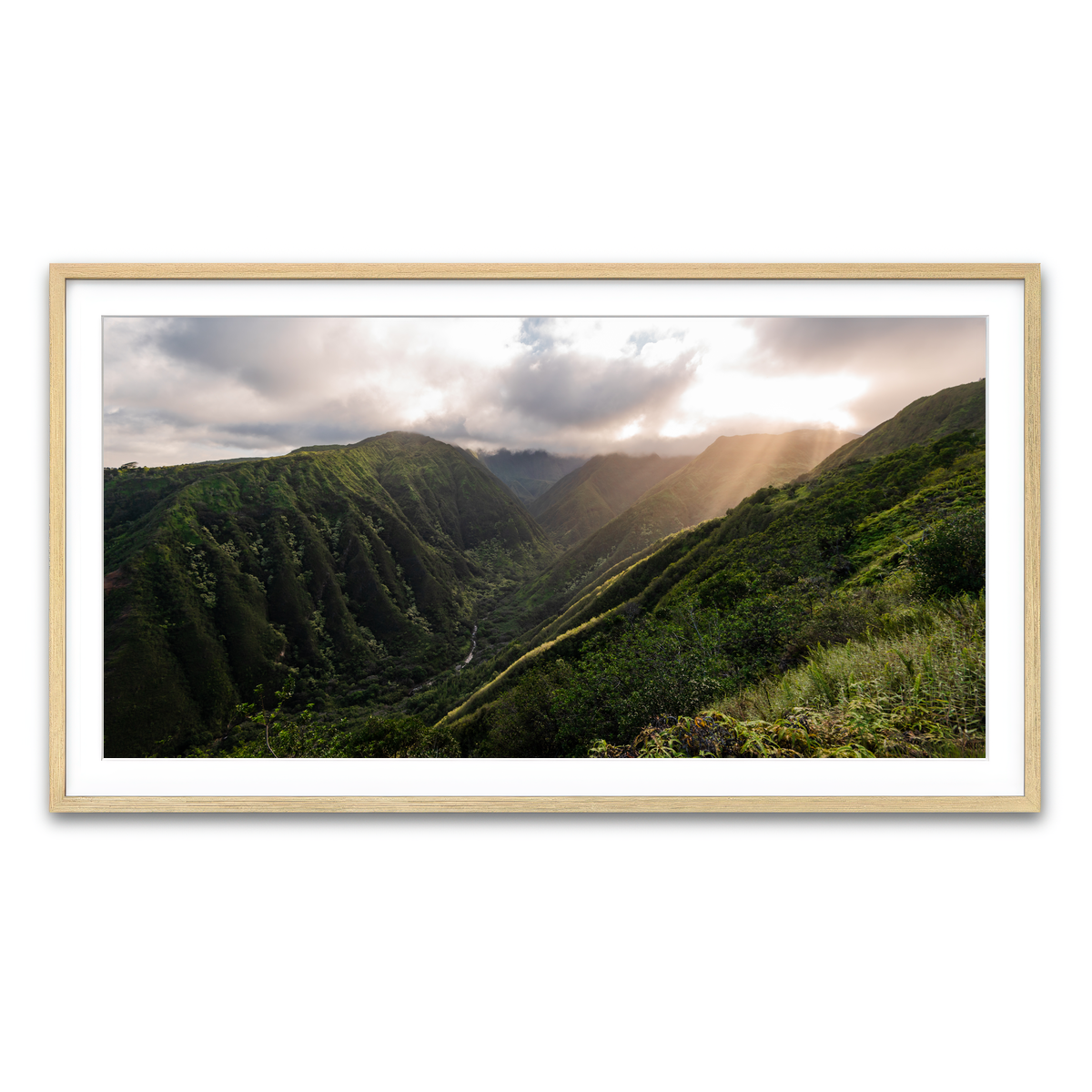 Framed Print 2x1 Natural