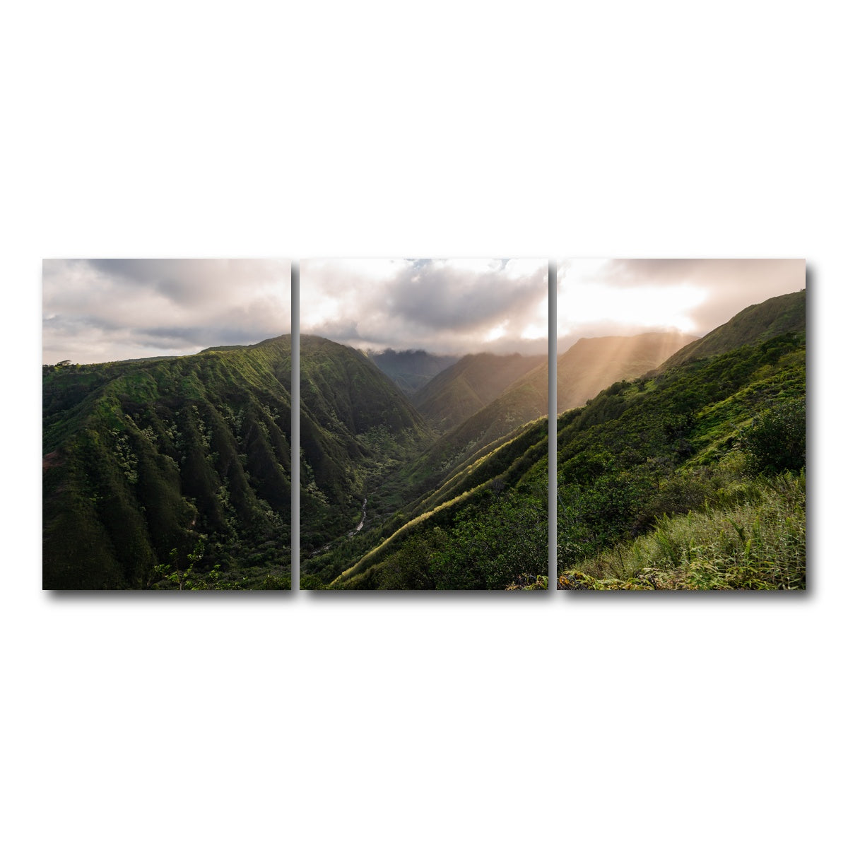 AUTO-MOCKUP WHITE | Light in the Valley | 3 Piece | Gallery Wrap Canvas | group=18x24