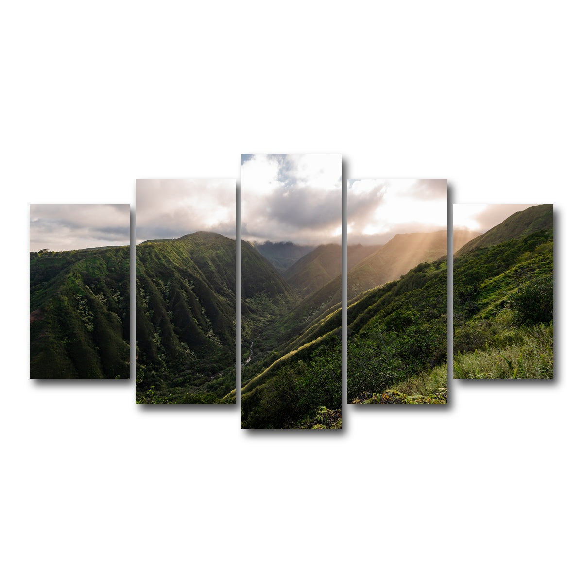 AUTO-MOCKUP WHITE | Light in the Valley | 5 Piece | Gallery Wrap Canvas | group=5_normal