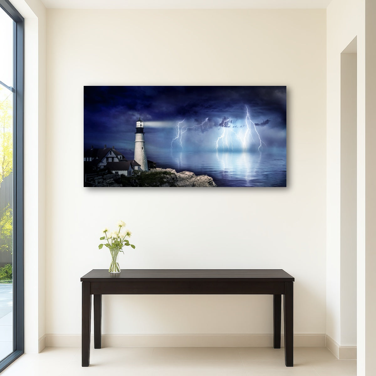 AUTO-MOCKUP ROOM | Lighthouse Storm
