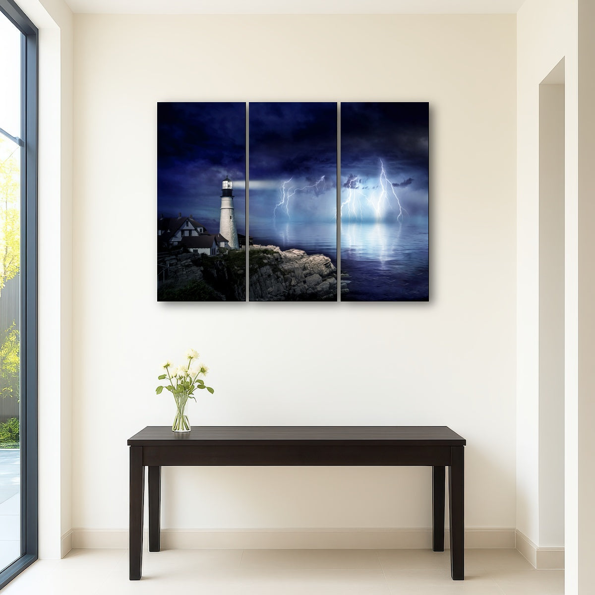 AUTO-MOCKUP ROOM | Lighthouse Storm
