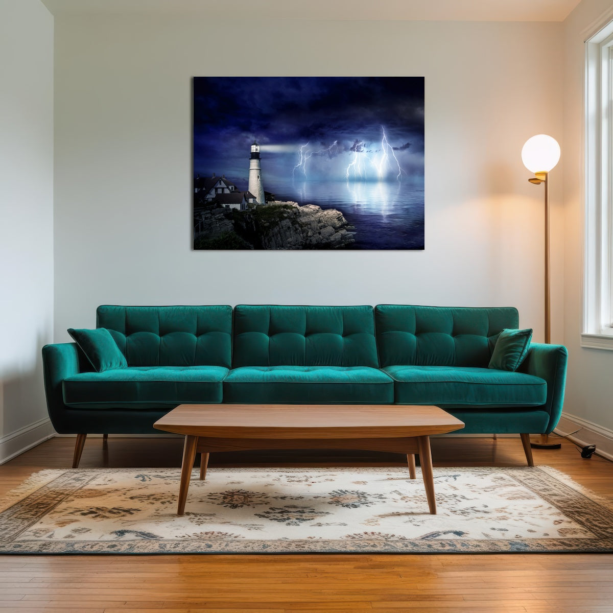 AUTO-MOCKUP ROOM | Lighthouse Storm