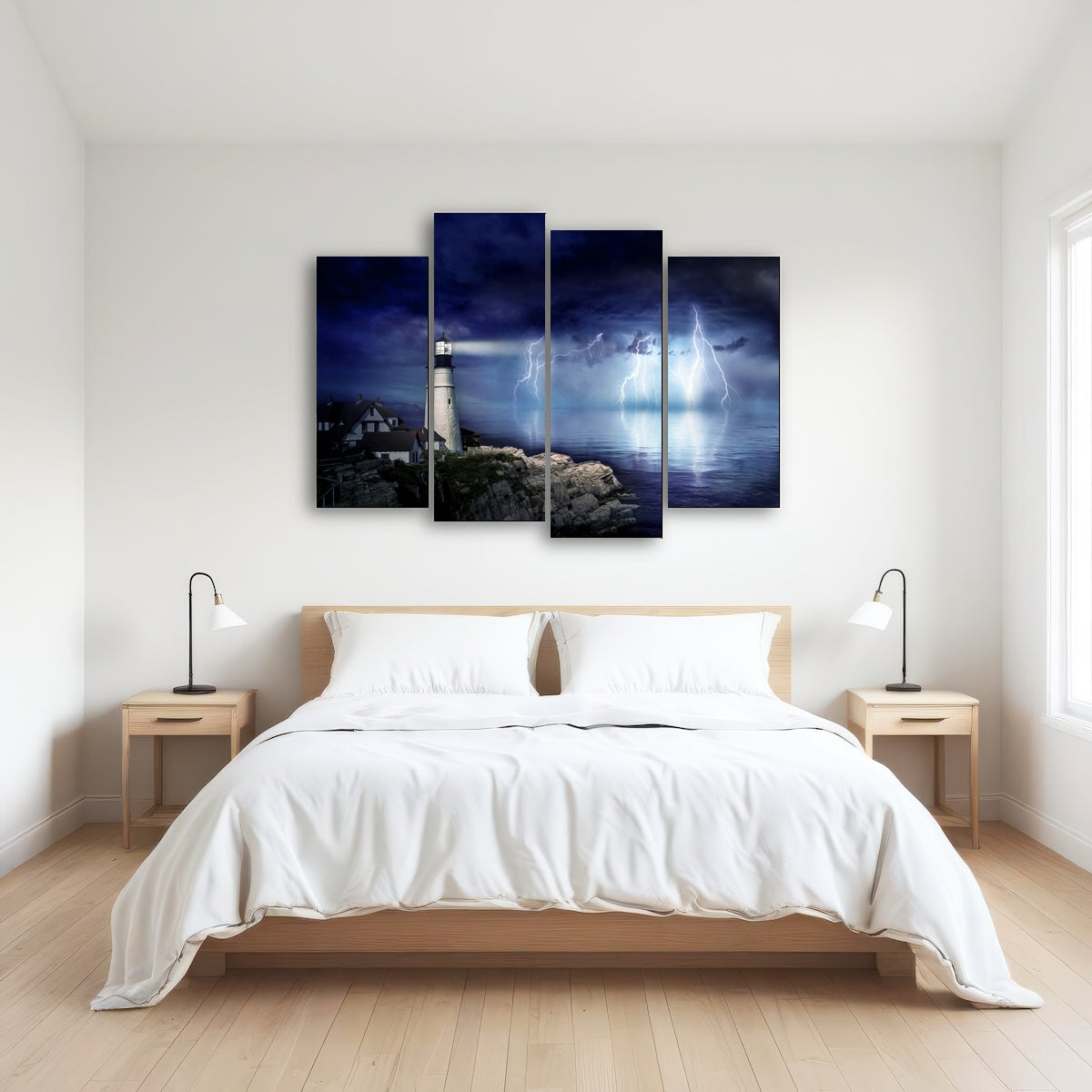 AUTO-MOCKUP ROOM | Lighthouse Storm