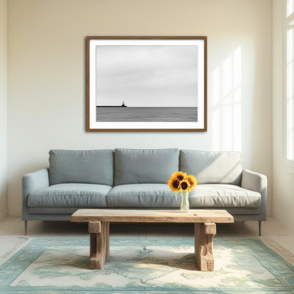 AUTO-MOCKUP ROOM | Lighthouse Wall Art