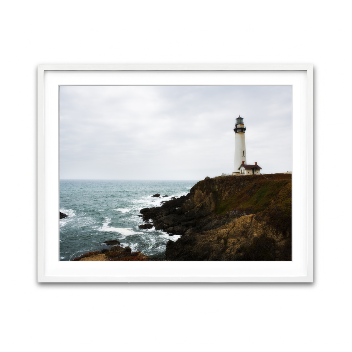 Framed Print 4x3 White
