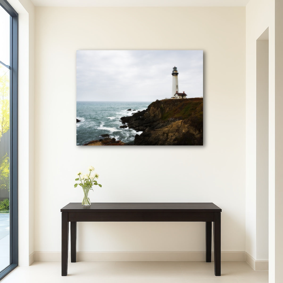 AUTO-MOCKUP ROOM | Lighthouse along highway