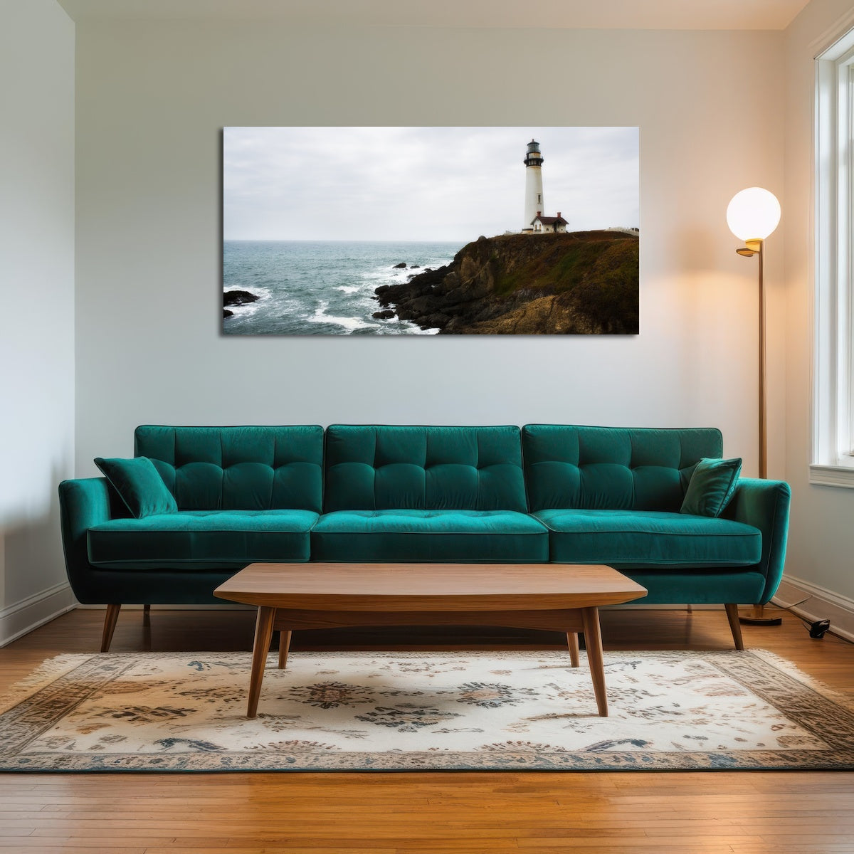 AUTO-MOCKUP ROOM | Lighthouse along highway