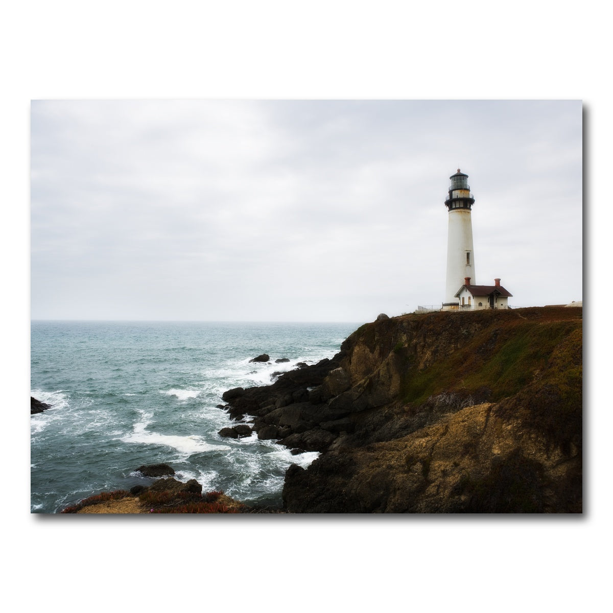 AUTO-MOCKUP WHITE | Lighthouse along highway | 1 Piece | Gallery Wrap Canvas | group=4x3