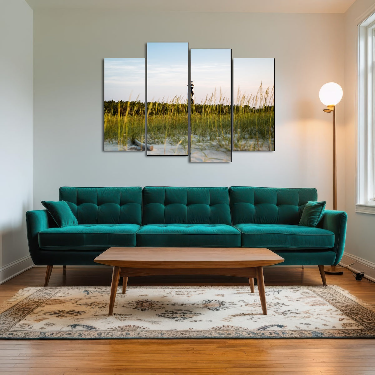 AUTO-MOCKUP ROOM | Lighthouse at Dawn