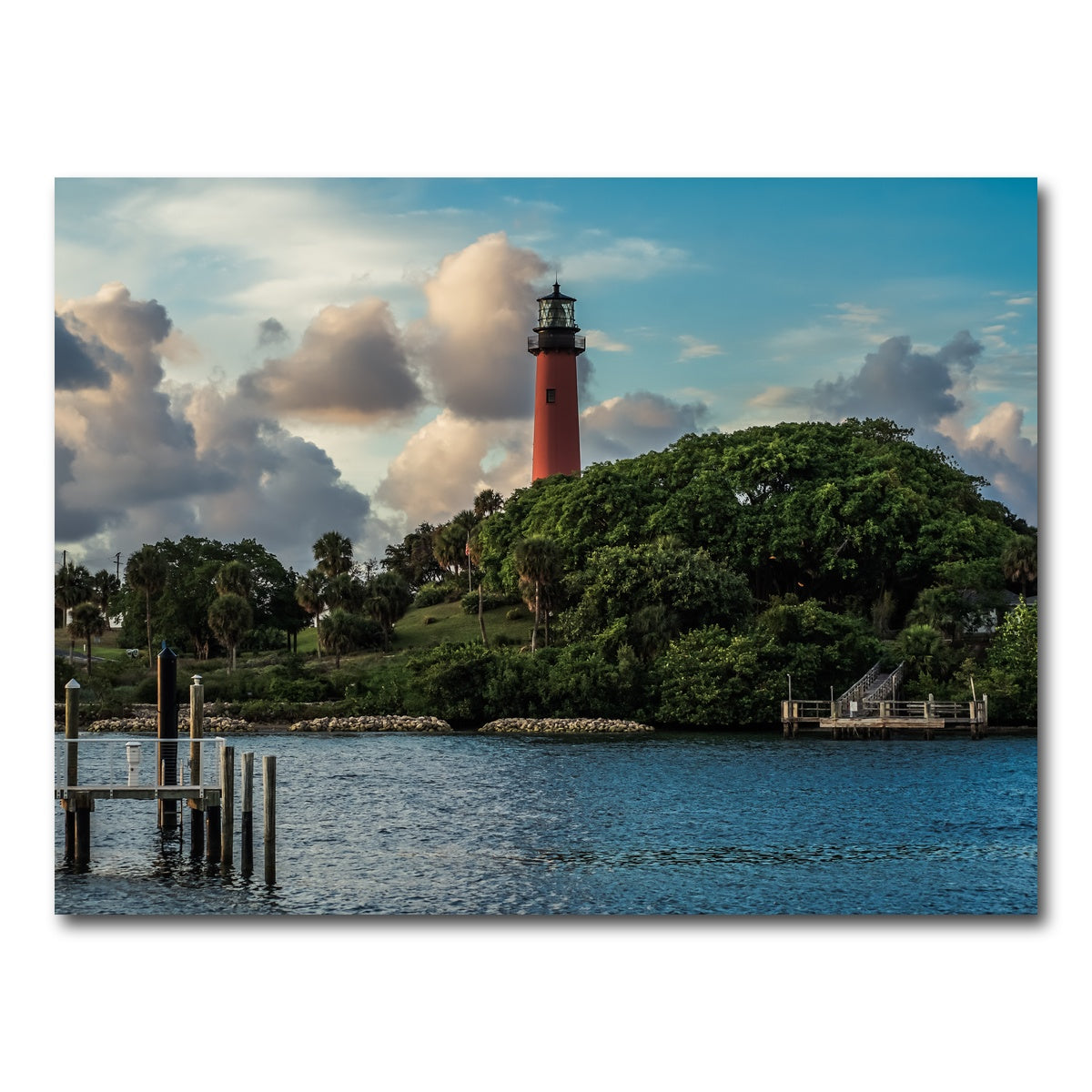 AUTO-MOCKUP WHITE | Lighthouse in Jupiter Florida | 1 Piece | Gallery Wrap Canvas | group=4x3