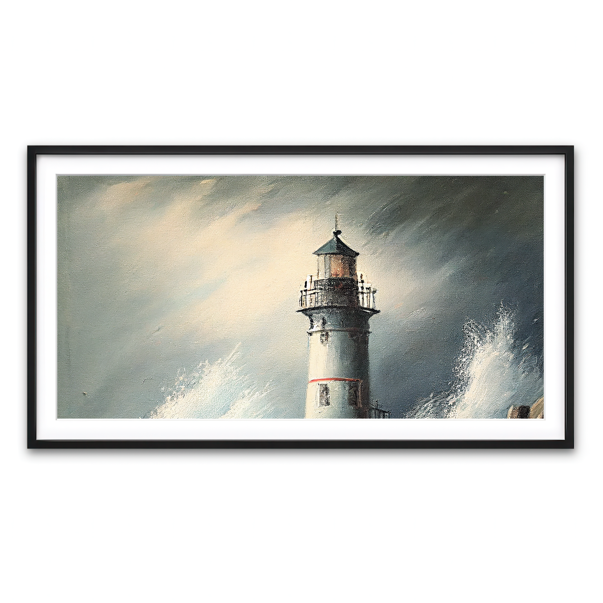 Framed Print 2x1 Black