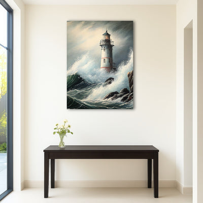 AUTO-MOCKUP ROOM | Lighthouse of the Stormy Coast