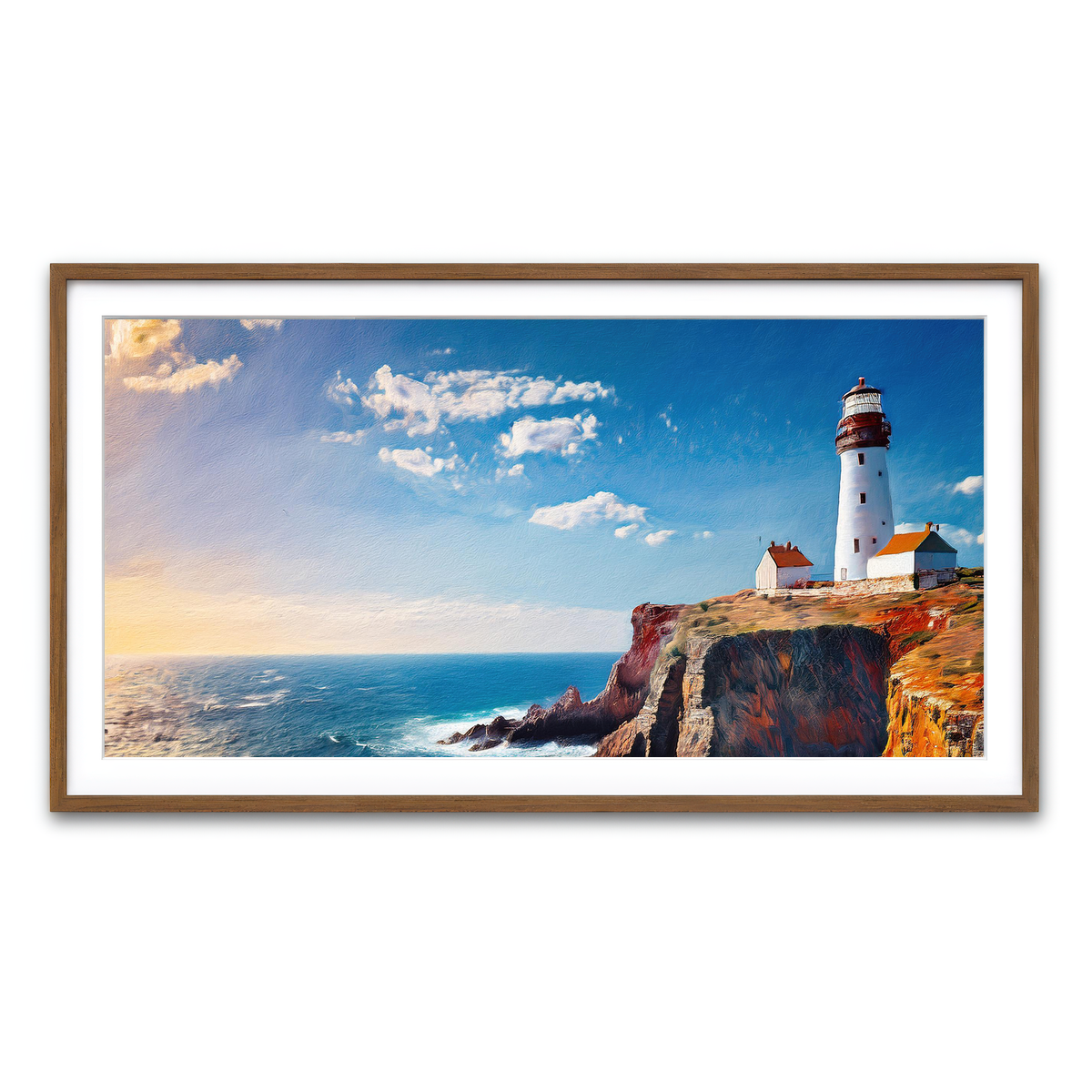 Framed Print 2x1 Walnut