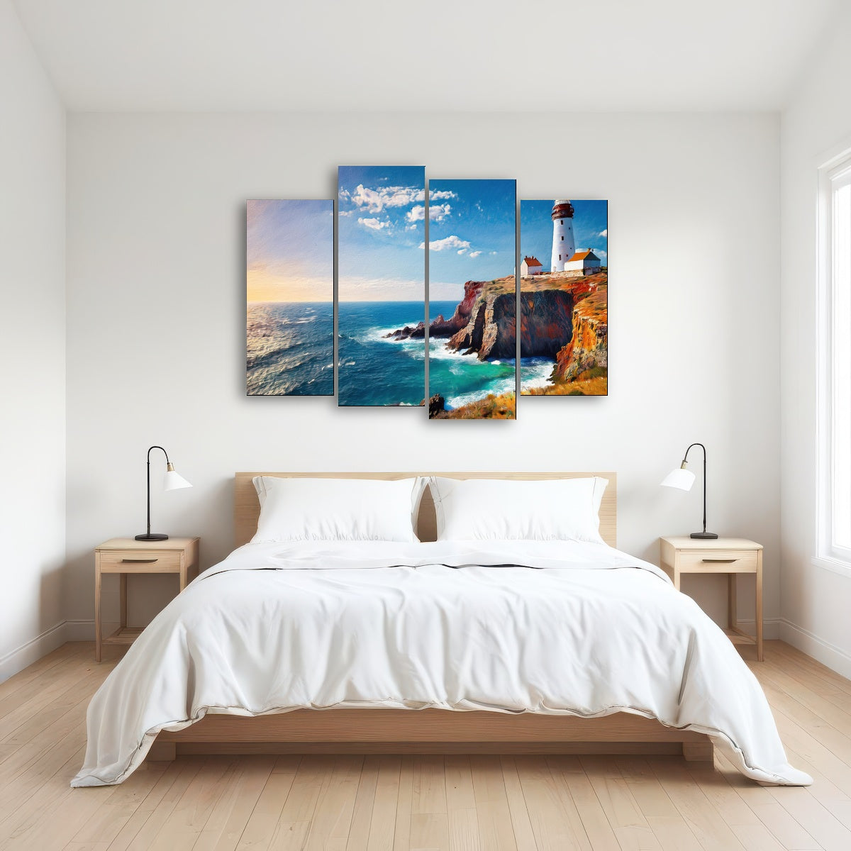 AUTO-MOCKUP ROOM | Lighthouse on the Cliffs