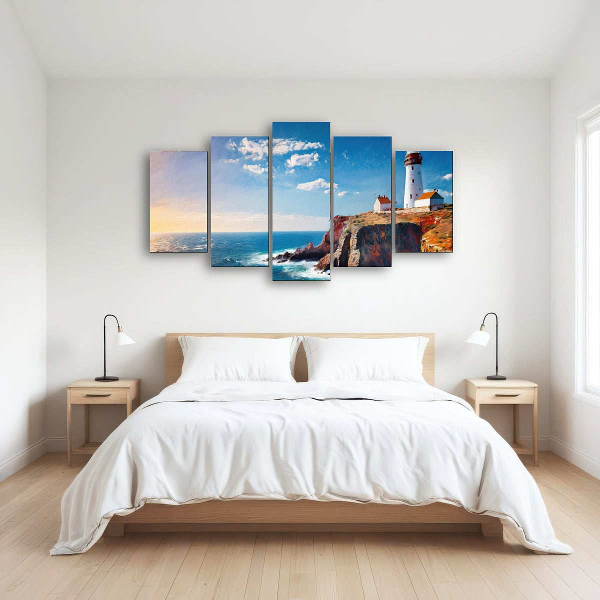 AUTO-MOCKUP ROOM | Lighthouse on the Cliffs