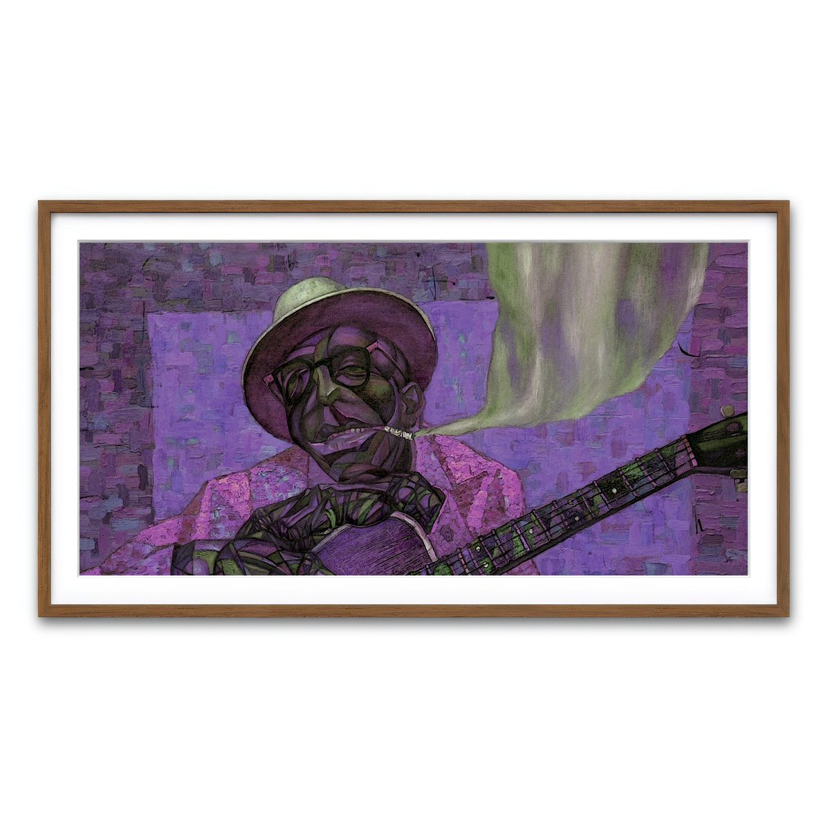 Framed Print 2x1 Walnut