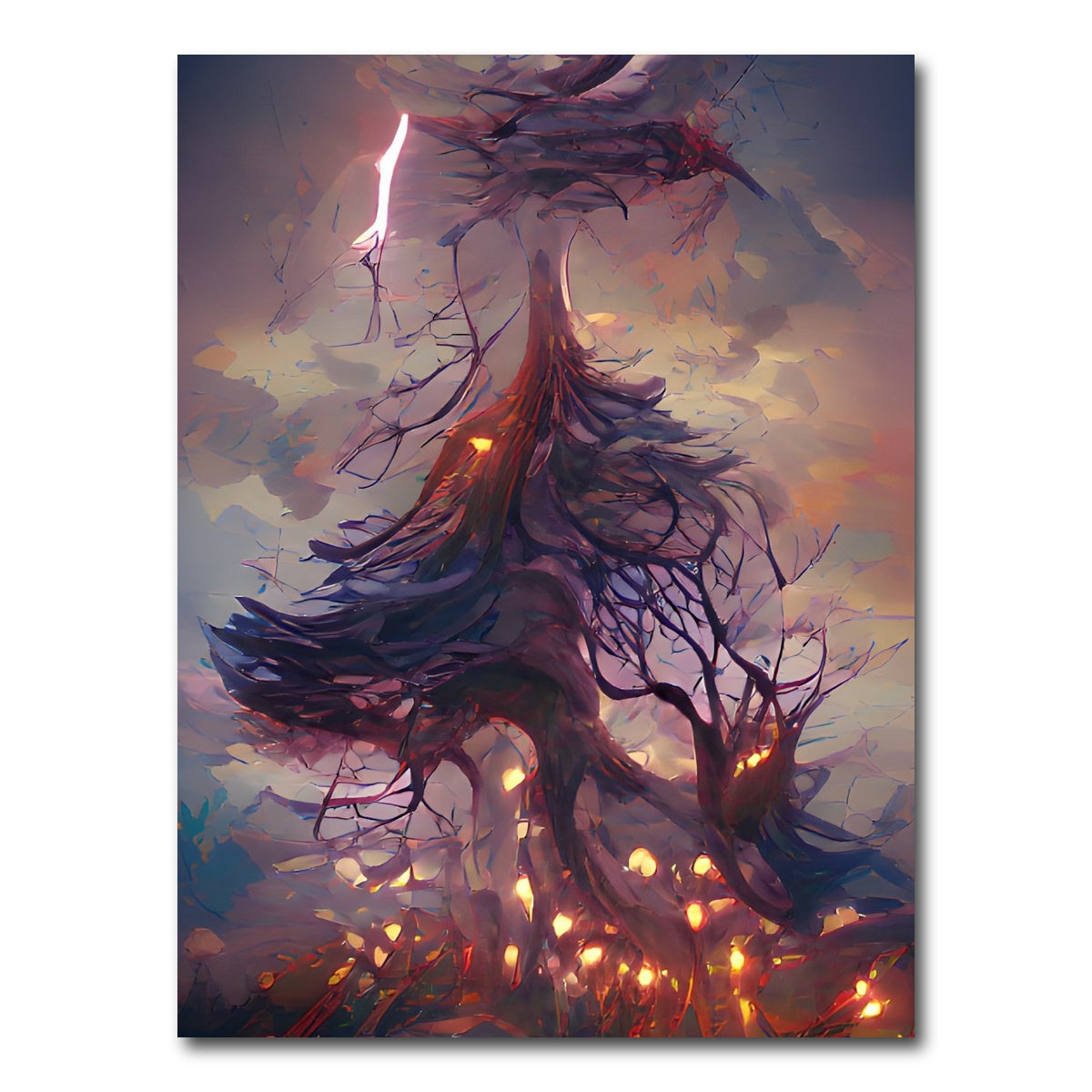 AUTO-MOCKUP WHITE | Lightning Strikes | 1 Piece | Gallery Wrap Canvas | group=3x4