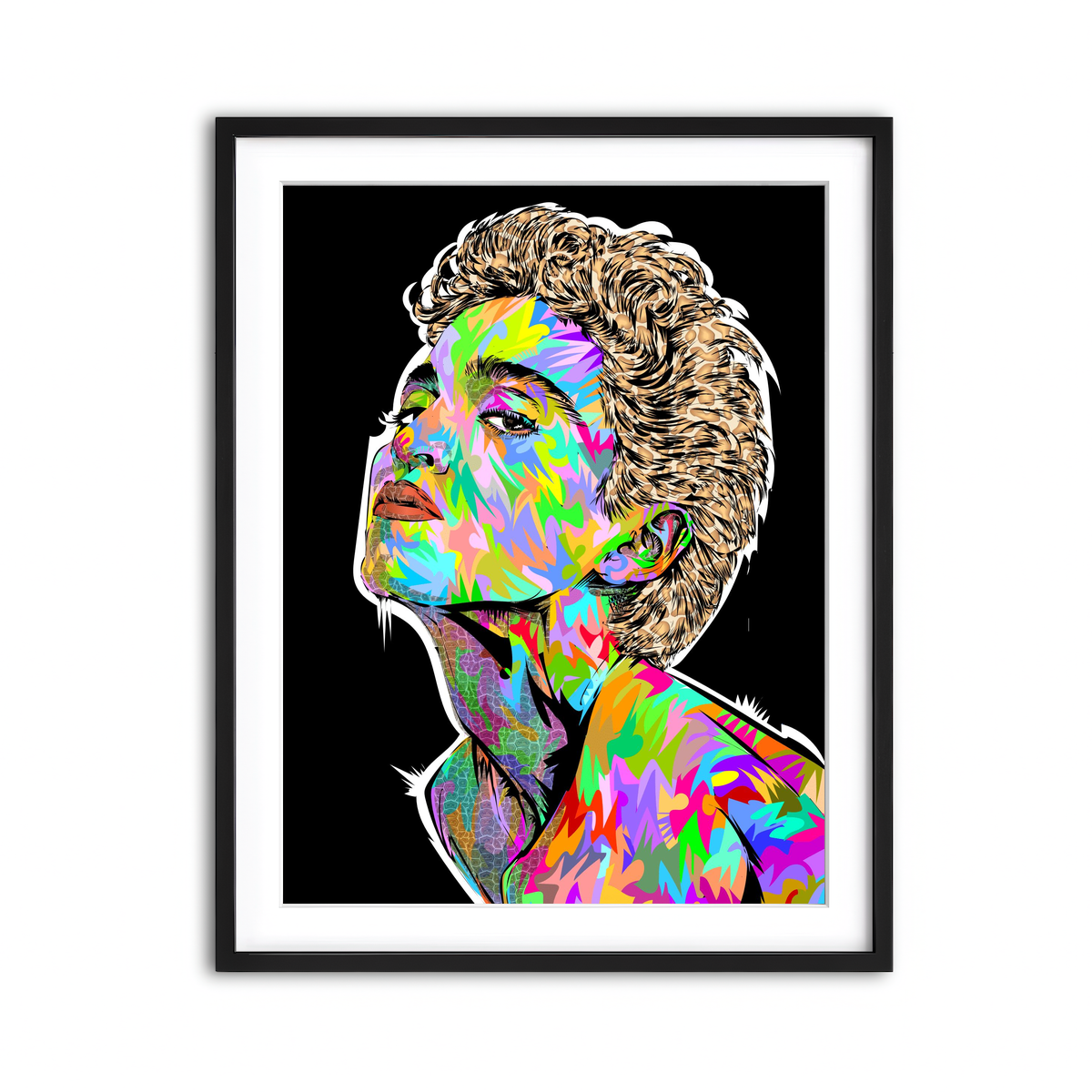 Framed Print 3x4 Black