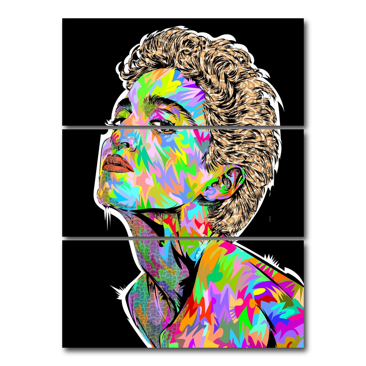 AUTO-MOCKUP WHITE | Like A Virgin | 3 Piece | Gallery Wrap Canvas | group=8x18_stacked