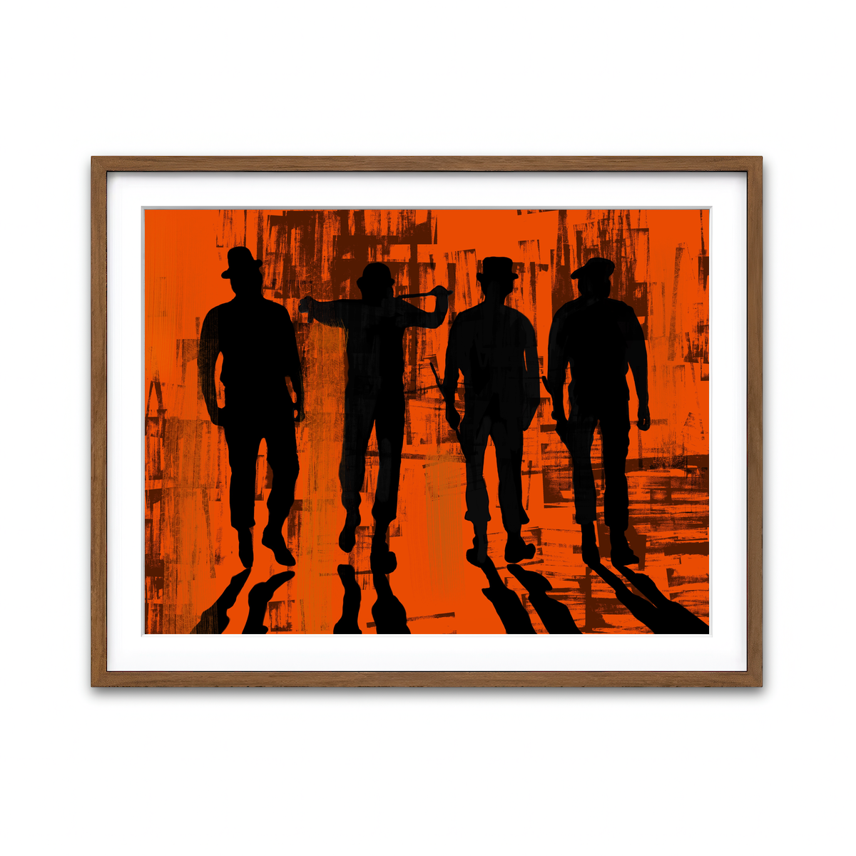 Framed Print 4x3 Walnut