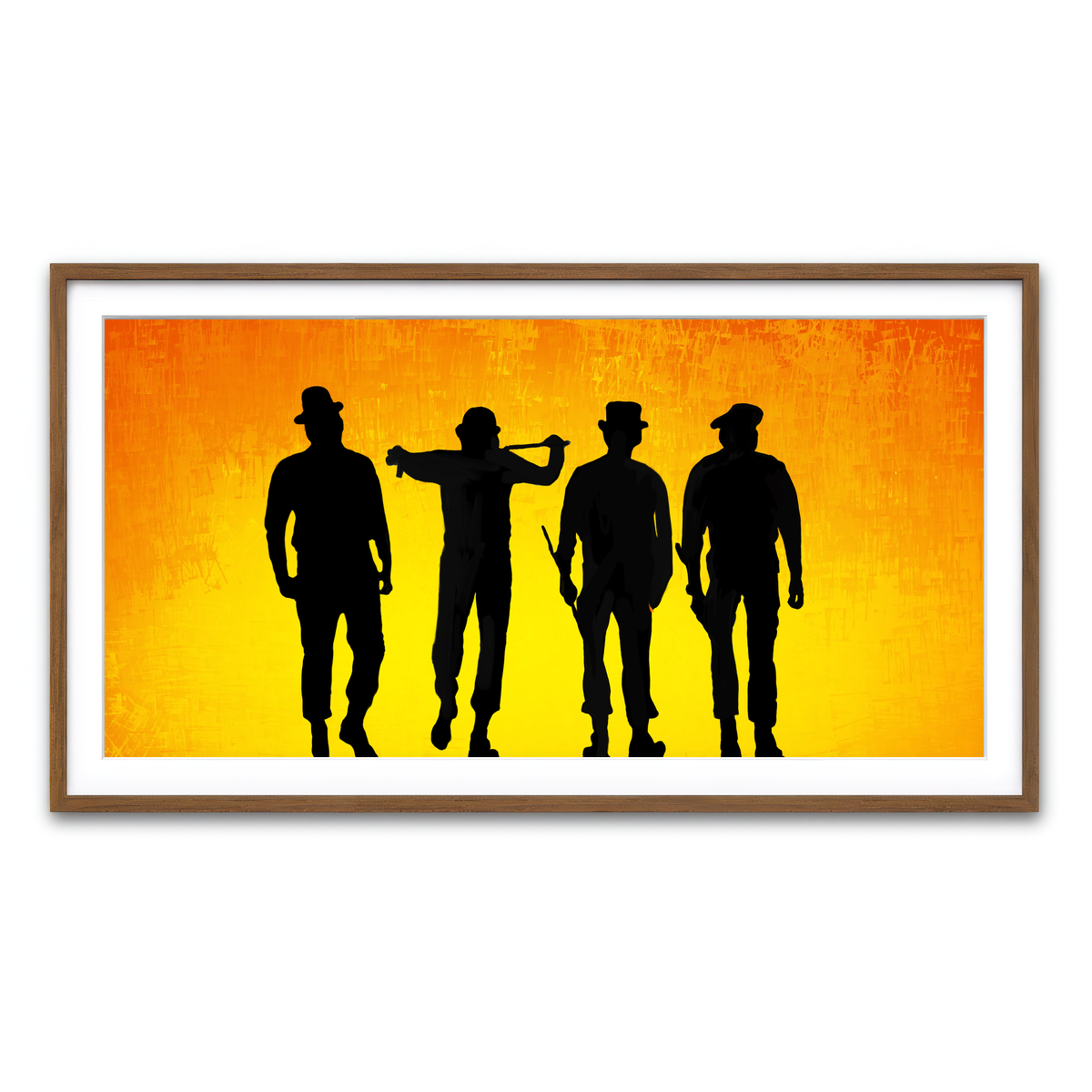 Framed Print 2x1 Walnut