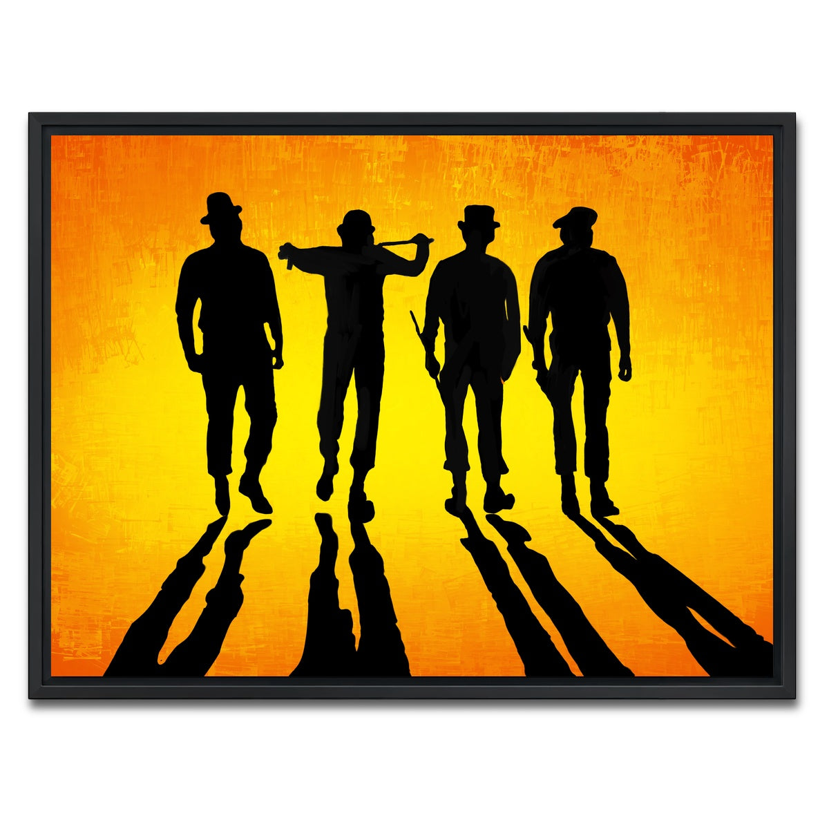 AUTO-MOCKUP WHITE | Like Clockwork canvas set | 1 Piece | Black Framed Canvas | group=4x3