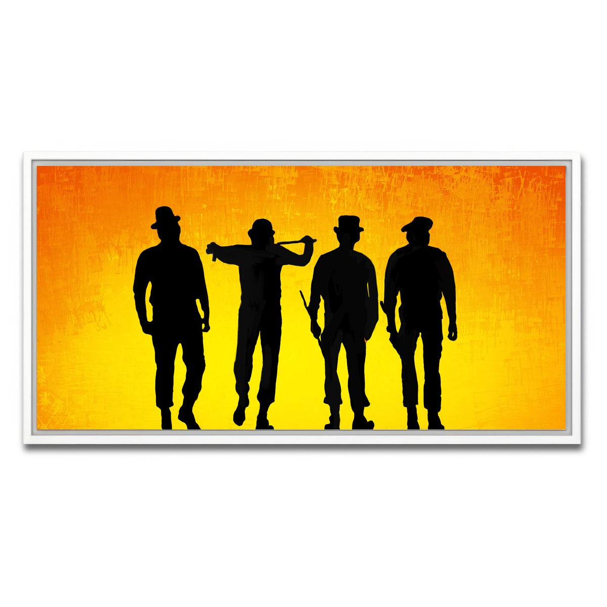 AUTO-MOCKUP WHITE | Like Clockwork canvas set | 1 Piece | White Framed Canvas | group=2x1