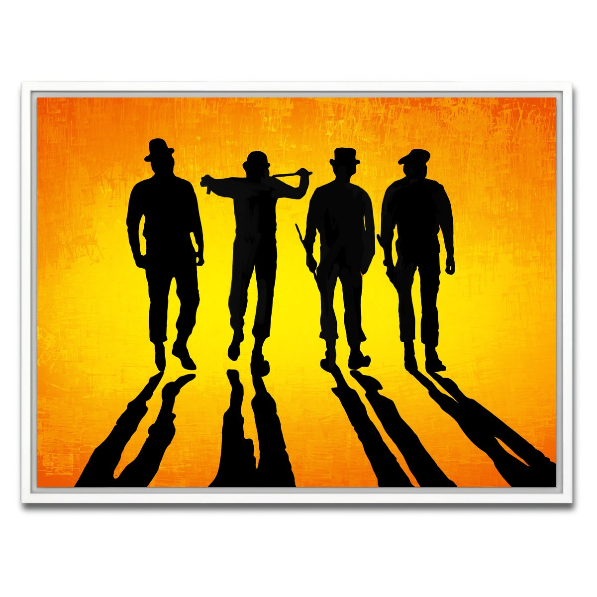 AUTO-MOCKUP WHITE | Like Clockwork canvas set | 1 Piece | White Framed Canvas | group=4x3