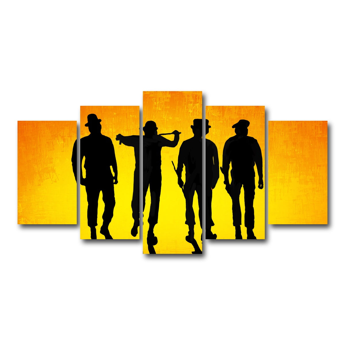 AUTO-MOCKUP WHITE | Like Clockwork canvas set | 5 Piece | Gallery Wrap Canvas | group=5_normal