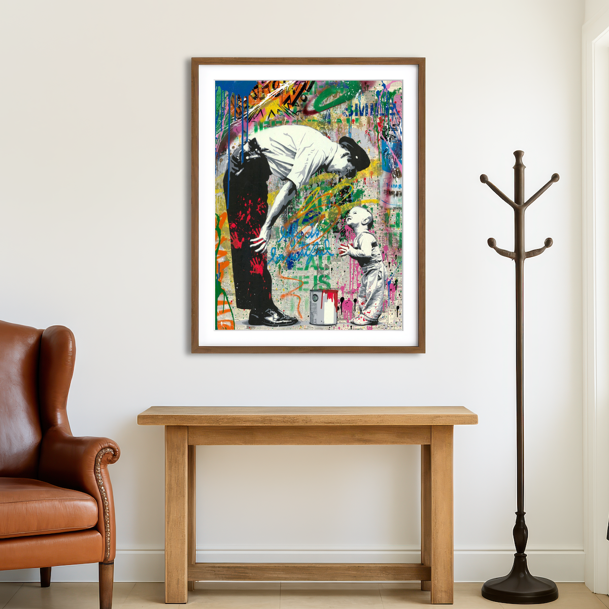 AUTO-MOCKUP ROOM | Like Father Like Son Wall Art