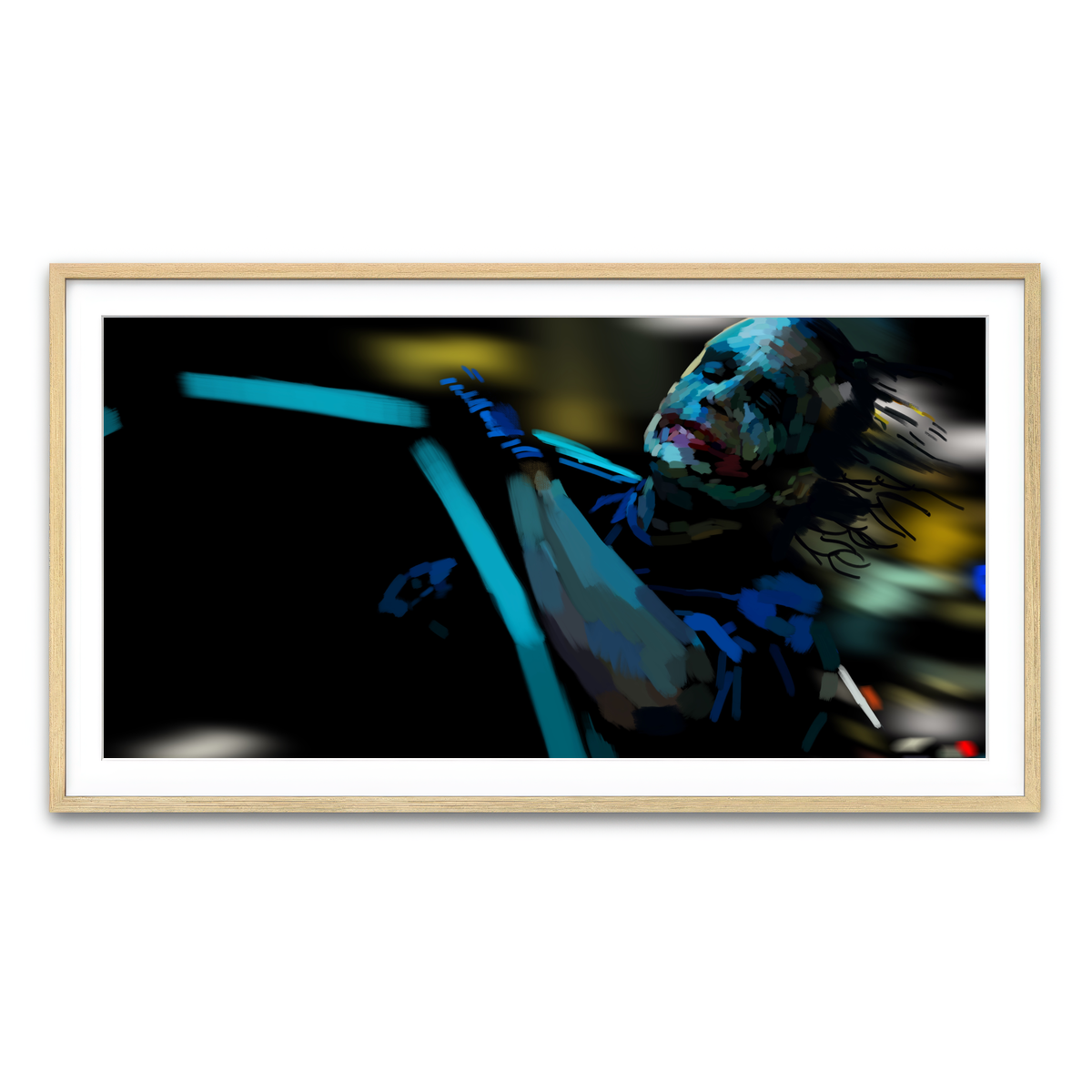 Framed Print 2x1 Natural