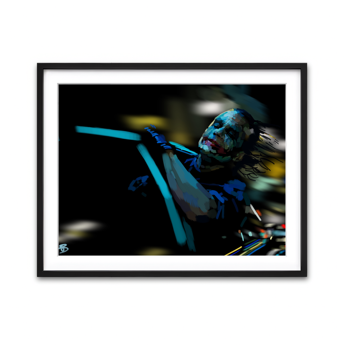 Framed Print 4x3 Black