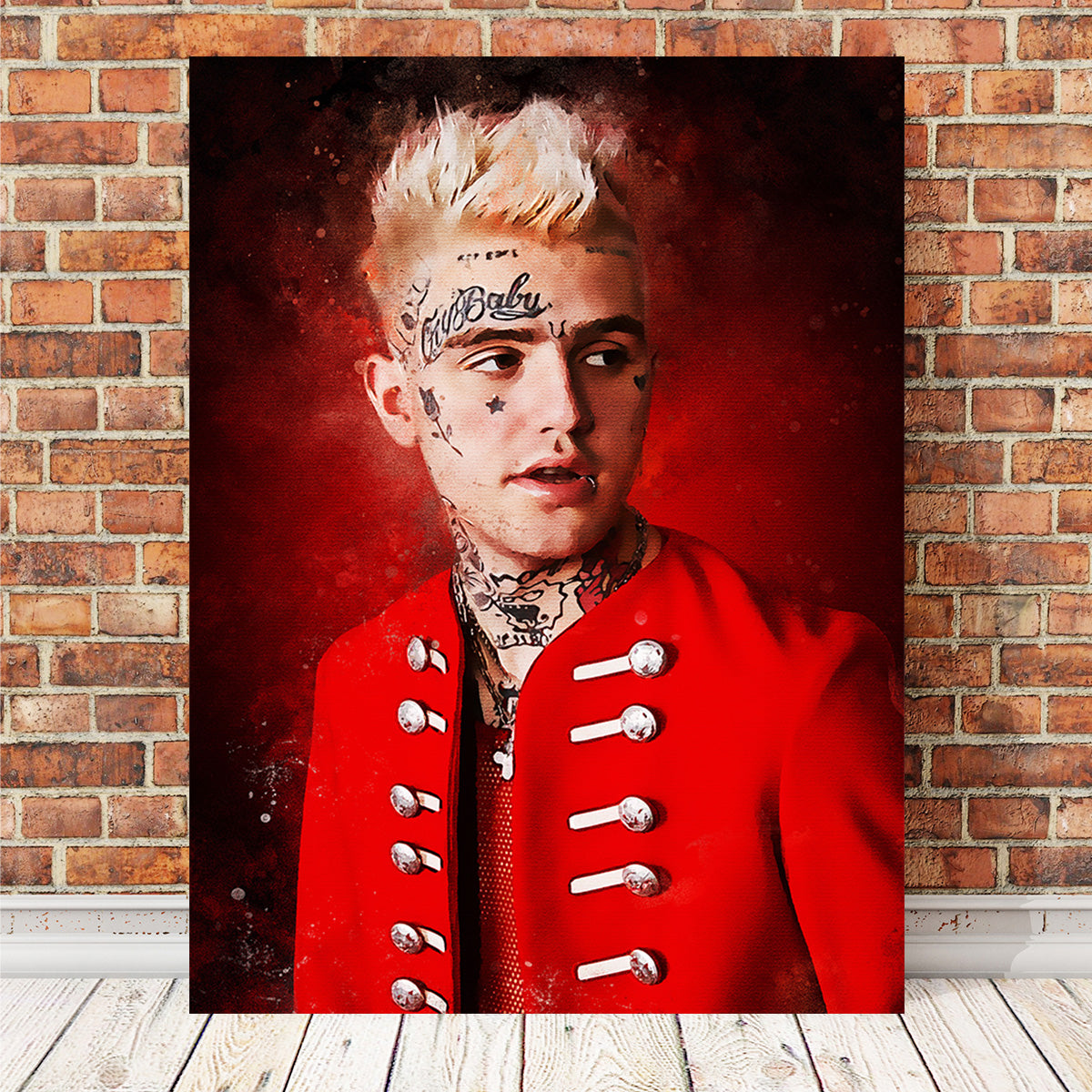 Lil Peep Painting Wall Art