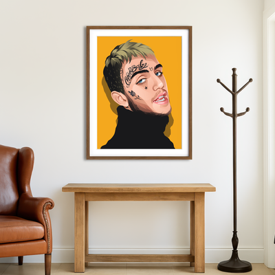 AUTO-MOCKUP ROOM | Lil Peep Wall Art