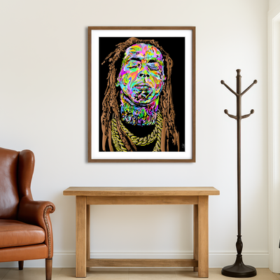 AUTO-MOCKUP ROOM | Lil Wayne Wall Art