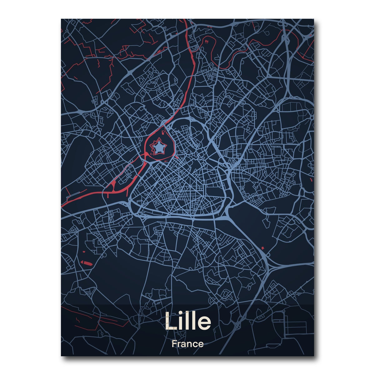 AUTO-MOCKUP WHITE | Lille - France | 1 Piece | Gallery Wrap Canvas | group=3x4