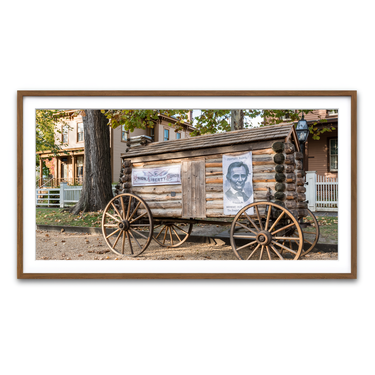 Framed Print 2x1 Walnut