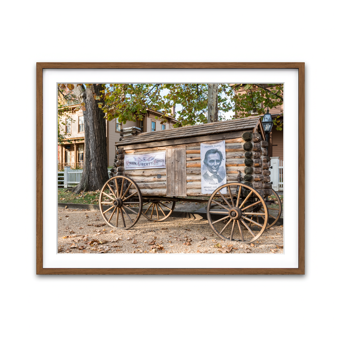 Framed Print 4x3 Walnut