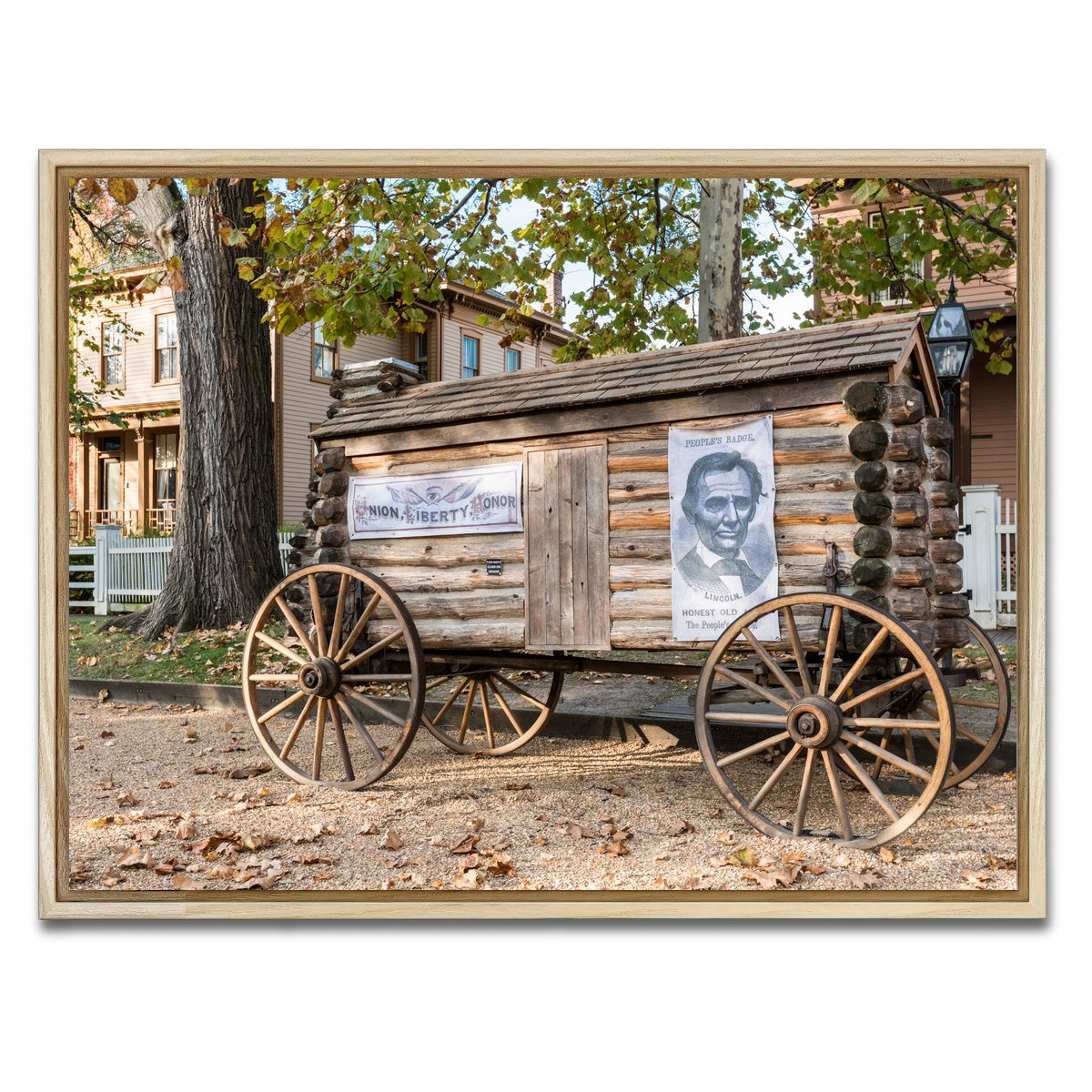 AUTO-MOCKUP WHITE | Lincoln Home National Historic Site | 1 Piece | Natural Framed Canvas | group=4x3