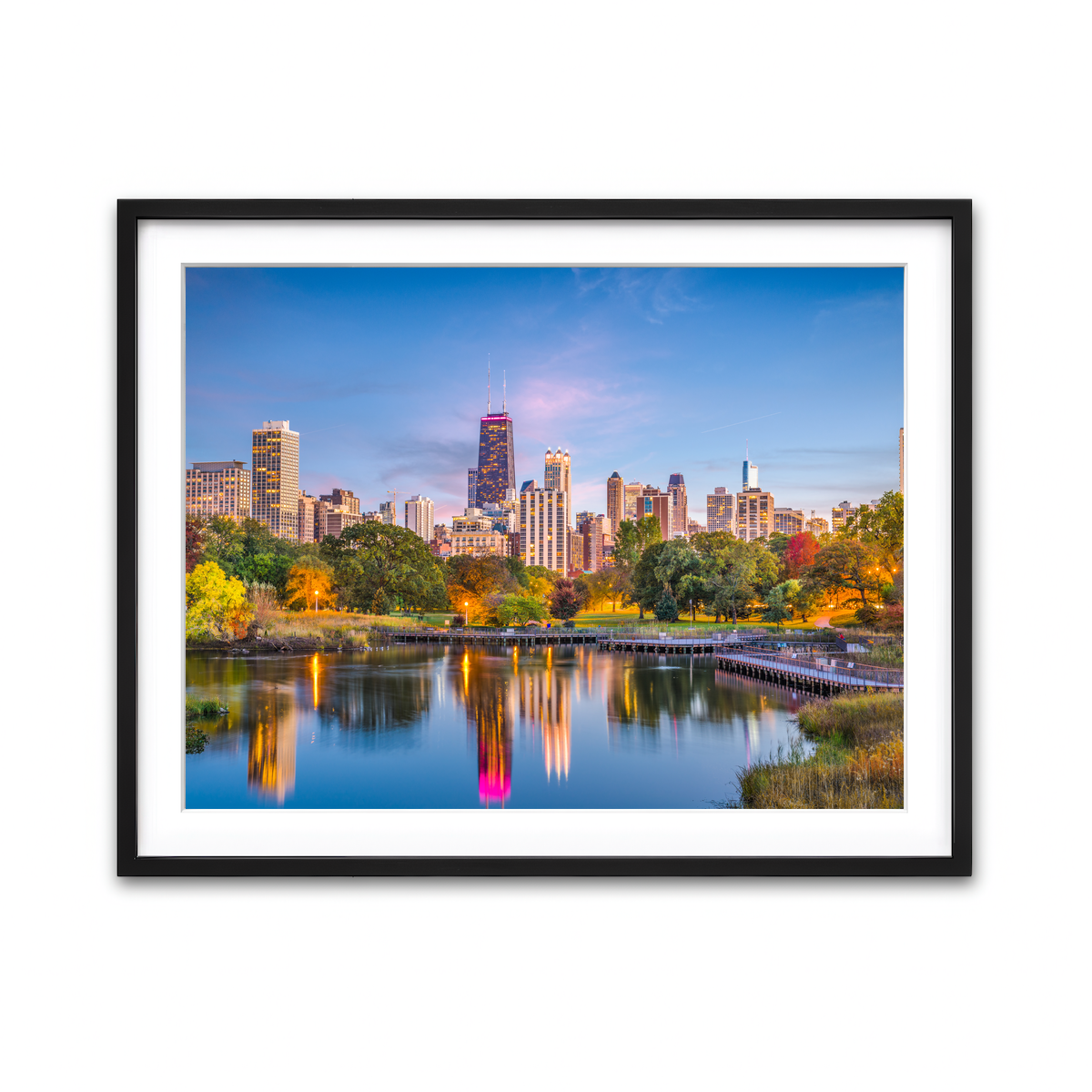 Framed Print 4x3 Black