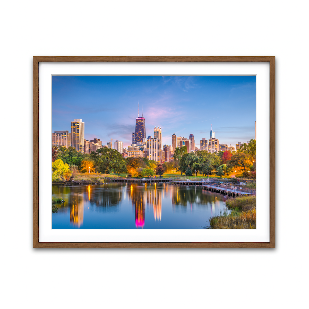 Framed Print 4x3 Walnut
