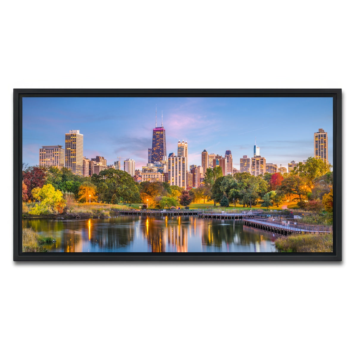 AUTO-MOCKUP WHITE | Lincoln Park | 1 Piece | Black Framed Canvas | group=2x1