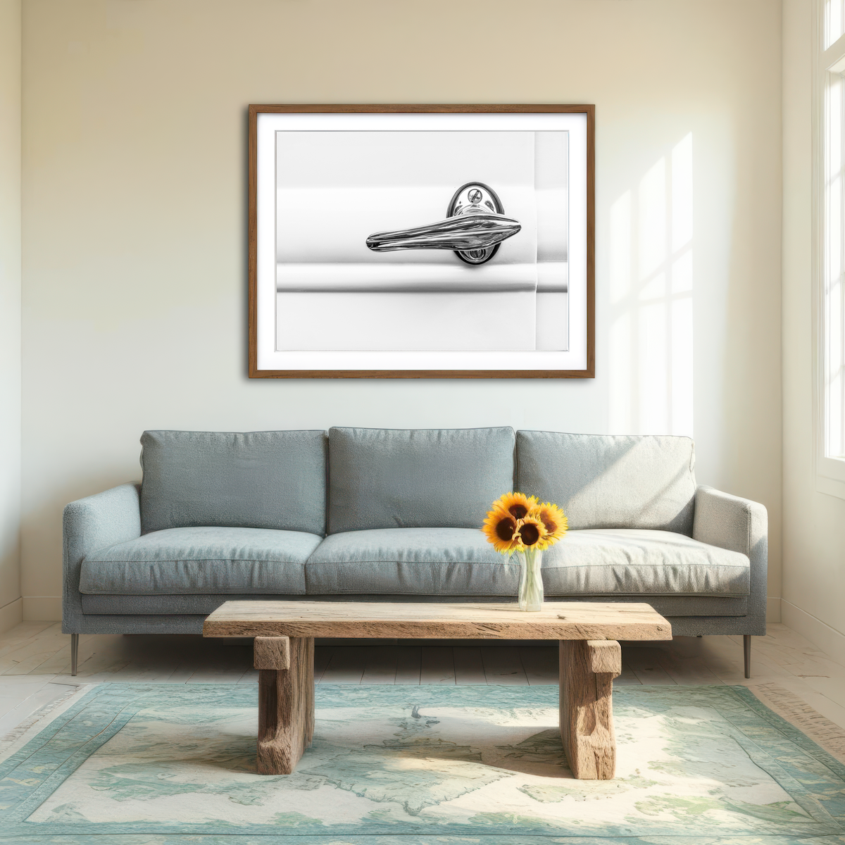 AUTO-MOCKUP ROOM | Lines Wall Art