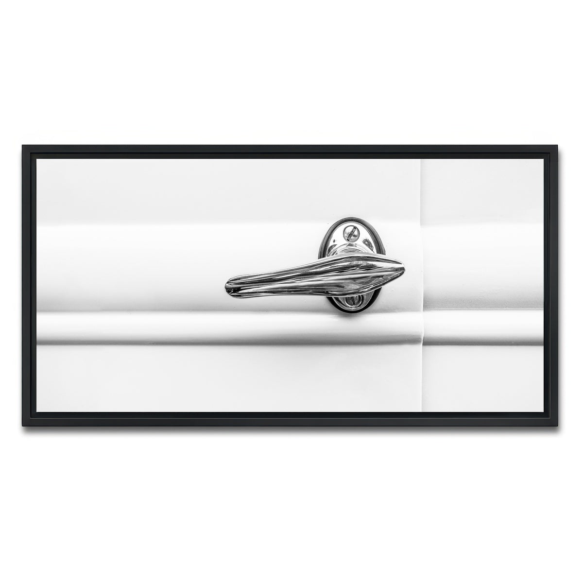 AUTO-MOCKUP WHITE | Lines | 1 Piece | Black Framed Canvas | group=2x1